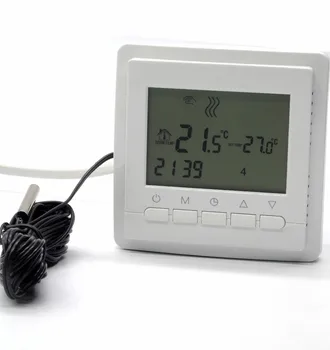 Katilo termostatas Programuojamas Dual Jutiklis elektrinis grindų namų šildymo Termostatas už Šiltas Grindis