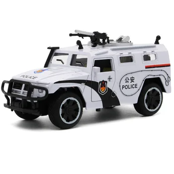 1:32 lydinio lieto specialiųjų pajėgų policijos automobilio modelio automobilių žaislas automobilis vaikų žaislai vaikams dovanos berniukas žaislai