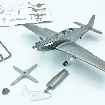 1/48 4D Mustang P-51 Kovotojas Surinkti Modelį Pasaulinio Karo Įspūdį Lėktuvo orlaivių Kolekcijos Scena Sandpan Žaidimas Modelis Žaislas