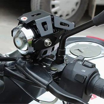 1 Pora Motociklo LED Žibintų Lemputė 12V Automobilio Vietoje U5 Auto LED Lempos, Prožektoriai, Šviesos 6500K Motoroleris, Motociklas Priešrūkinis Žibintas Papildomas