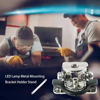 1 Pora Universaliųjų Automobilių Gaubtu LED Lempos, Darbas Šviesos Juosta priekinis žibintas Mount Skliaustuose Metalo Montavimo Atramos Laikiklio Stovas Reguliuojamas