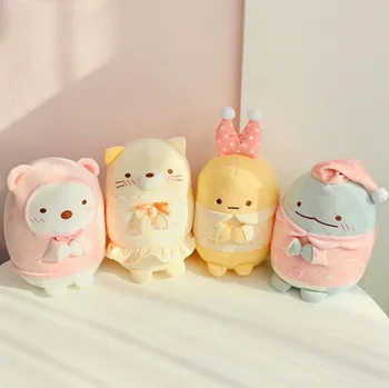 1 Vnt Kawaii Pižama Serijos Japonų Anime Sumikko Gurashi Pliušinis Lėlės, Minkšti Minkšti Pliušiniai Žaislai Pagalvę už Vaikas, Gimtadienio Dovanos