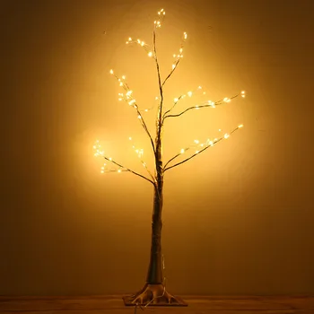 1 Vnt Modeliavimas Medžio LED Žibintai, Apdailos Kalėdų Vakarėlį Namuose, Festivalio Patalpų Lauko gali CSV