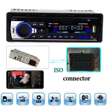 1 din Naujų Automobilių Radijas, Bluetooth, MP3, FM/USB Brūkšnys USB 12V Automobilio Audio 