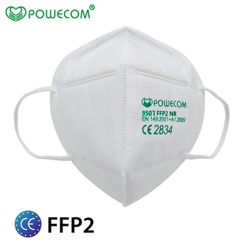 10-100vnt FFP2 Kaukė CE Sertifikatas Apsauginę Veido Kaukę, Respiratorių 95% Filtravimo Burnos Kaukę, Kvėpuojantis ffp2mask Mufelinė Dangtis