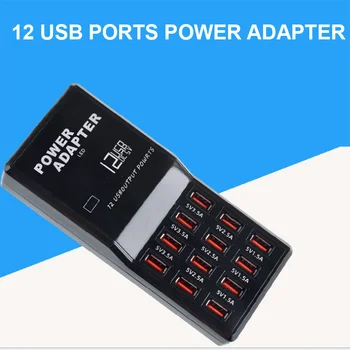 10/12 USB Power Greito Įkrovimo Stotis Multi Port Kroviklis, Skirtas 