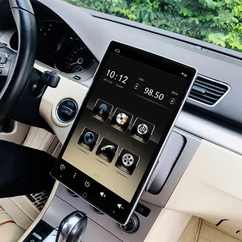 10' Sukiojamomis IPS ekranas 1din automobilio stereo radijo Tesla Stiliaus, universalus automobilinis Multimedia Player toyota mitsubishi nissan kia benz