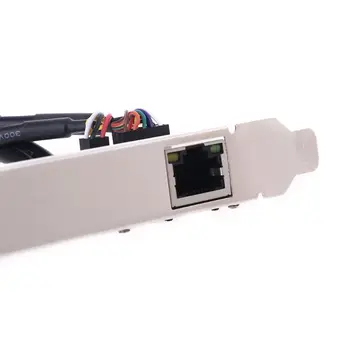1000Mbps Mini PCIe / M. 2 Gigabit Ethernet M. 2 B-Pagrindinės M-raktas į RJ45 Gigabit lan Ethernet Neto darbo Adapterio plokštę RTL8111H