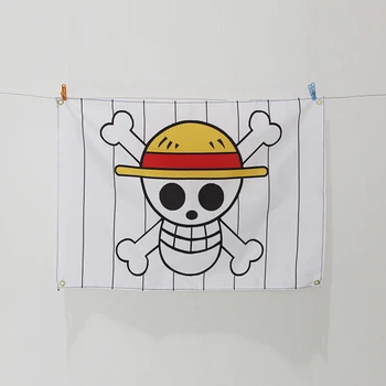 100D poliesteris VIENAS GABALAS laivo tūkst. saulėtas Piratų vėliava kabo reklama luffy kaukolė namų dekoravimo užuolaidų