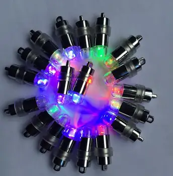 100vnt Mini LED Žibintai Vandeniui Balionas Šviesos Šalis, Popierius Žibintai Žibintai, Baterija Žibintai
