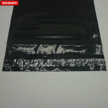 100x Užsakymą Išspausdinti Plastiko Pašto Bag Maišeliai Blizgus Juodos Spalvos Poli Mailer Dovanų Maišeliai Su Jūsų Logotipu