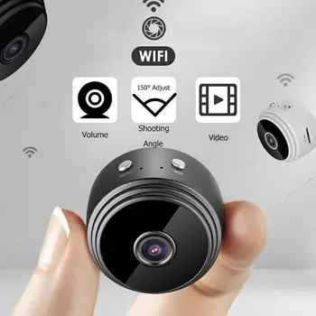 1080P HD IP mini kamera, wireless Wifi saugumo nuotolinio valdymo priežiūros naktinio matymo paslėpti mobiliojo ryšio aptikimas kamera