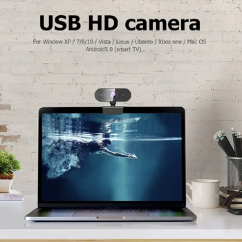 1080P HD Webcam USB 3.0 Tvarkyklės-Nemokamą Kompiuterio KOMPIUTERYJE Automatinio Fokusavimo Web Kamera 