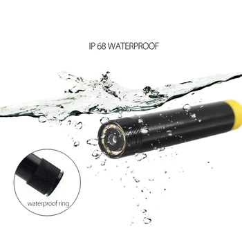 10M Endoskopą Kamera Mini Vandeniui Sunku Kabelio Tikrinimo Kamera HD WIFI 1200P 8 LED Borescope Vaizdo įrašą, skirtą 