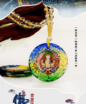 10P - 2020 GERAS Budistų prekių Graikų-Budistų kišenėje kelionės efektyvių Talismanas # Buda Kristalų Pakabukas Amuletai Gera DOVANA