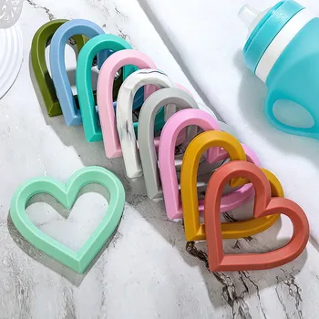 10VNT Kūdikių Teether Geometrinė Figūra Kūdikiui Kramtyti Žaislus Saugus BPA Free Maisto kokybės Silikono 