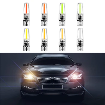 10VNT T10 W5W LED Automobilių Lemputės luces led para COB Gijų, Auto, Automobilių, Interjero Dome Lemputė lemputė 12V
