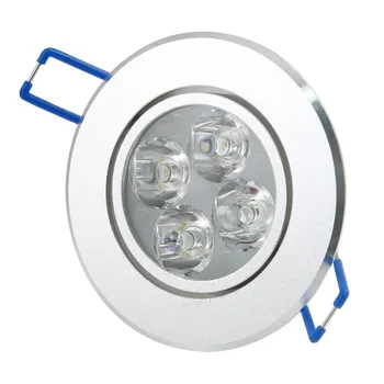 10X LED Lubų šviesos srautą galima reguliuoti Downlight Vietoje LightLamp 3W 4W 5W110V/220V šaltai Balta/vaiskiai balta/ šiltai balta/raudona/žalia/bule/yello