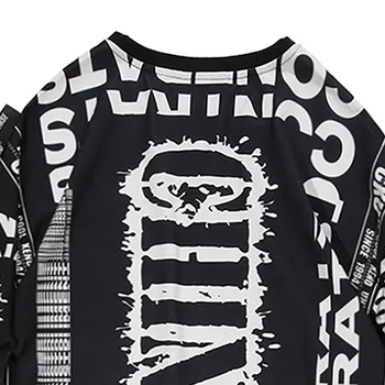 11 BYBB TAMSU Tamsu Hip-Hop ' o Laiškas, Grafiti, Susagstomi megztiniai Vyrams 2020 Harajuku Mados Streetwear Viršūnes Hip-Hop Atsitiktinis Medvilnės Megztinis