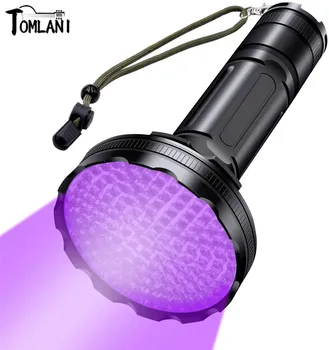 128 LED UV Juodos Šviesos Žibintuvėlis 395nm Bangos dėl Augintinio Šlapimo Aptikimo Detektorius, skirtas Sausos Augintiniai Šlapimo Lova Skorpionas