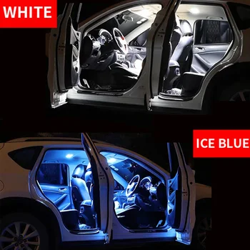 12pcs Balta Canbus LED Interjero Šviesos Lubų Lemputes Rinkinio Tinka 2007 M. 2008 M. 2009 M. 2010 M. 2011 M. Dodge Nitro Žemėlapis Dome Durų Licencijos Lempos
