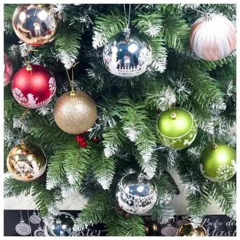 12pcs/box 5,5 cm Kalėdų Eglutės Puošimas Kamuolys Niekučius Kalėdos Šalis Hanging Ball Ornamentas, Papuošimas Kalėdos Kabo Namuose Kalėdų Dekoro