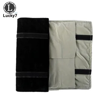 16 Bitų juodo aksomo papuošalai roll maišelį pilkos spalvos pakabukas apyrankę saugojimo krepšys karoliai ekranas lagaminą gumos juosta papuošalų maišelis