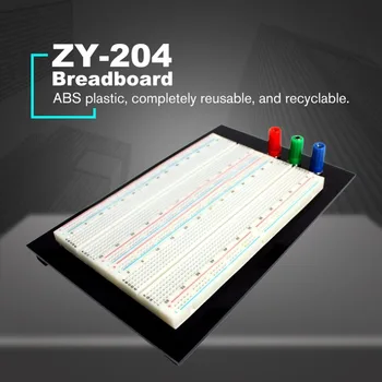 1660 Taškų ZZZH-204 Mini Solderless Prototipas, Breadboard Protoboard PCB Universalų Grandinių Bandymo Valdyba 