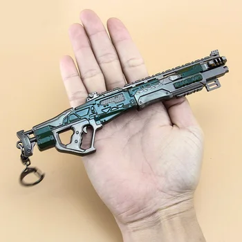 16CM APEX Legendos Žaidimas Gun Modelius Key Chain Battle Royale Keychan APEX Legendos paketų prižiūrėtojų raktinę Metalo, Raktų Žiedas