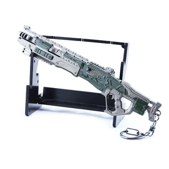 16CM APEX Legendos Žaidimas Gun Modelius Key Chain Battle Royale Keychan APEX Legendos paketų prižiūrėtojų raktinę Metalo, Raktų Žiedas