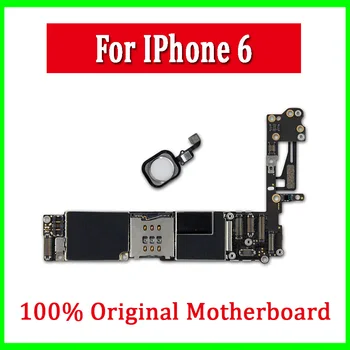 16gb / 64gb / 128gb iphone 6 4.7 colių Plokštė su / be Touch ID atrakinta iphone 6 Mainboard Geros Darbo