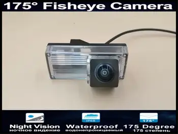 175 Laipsnių MCCD 1080P Fisheye Automobilio Galinio vaizdo Kamera Toyota land Cruiser 200 LC200 2000 m. -