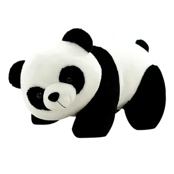 1PC 16cm Mielas Mielas Super iškamša Minkštas Panda Pliušinis Žaislas Gimtadienio, Kalėdų kūdikių Dovanos Metu Įdaryti Žaislai Vaikams