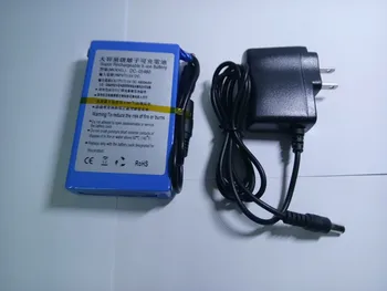 1PCS/DAUG Li-LON Baterija Nešiojamas 4800mAh DC 5V Super Įkrovimo Paketą ES/JAV kištuko adapteris, skirtas VAIZDO stebėjimo kamera, vaizdo recorde