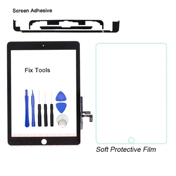 1Pcs iPad Oro (2013 Versija) A1474 A1475 A1476 Jutiklinis Ekranas skaitmeninis keitiklis Išorinis Skydas Priekinis Stiklas+Įrankiai+Lipdukas+Apsaugoti Plėvele