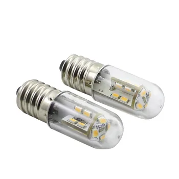 1W E14 LED Lemputės 12V 24V 110V, 220V Naktį Akiratyje Kukurūzų Lemputes, Sieniniai Šaldytuvas Šaldytuve Šviesos