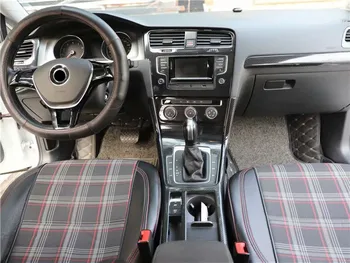 1lot Automobilių lipdukai ABS anglies pluošto grūdų vidaus apdailos dangtelis-2019 Volkswagen VW golf MK7 7