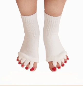 1pair moterų kojinės 2019 kojų kojinės mielas kojinės penkių kojų kojinės korekcija nykščio valgus