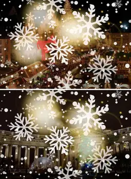 1pcs Spalvinga Projektorius, Šviesos, kalėdų žiburiai, lauko neapibrėžta Naktį Šviesos Stalo Lempa Kalėdų žiburiai Nuotolinio Valdymo Šviesos