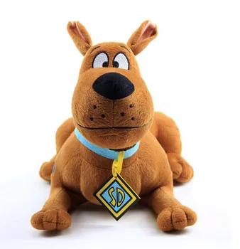 1piece 30 cm ir ne didesnis kaip 36 cm Naujas Scool Scooby Doo Šuo большие игрушки для сна Pliušiniai Žaislai Animacinių filmų Minkštas Iškamšos Childeren Dovana