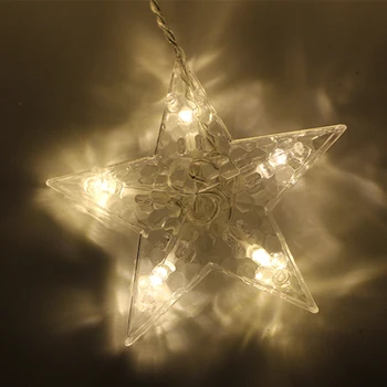 2,5 m led moon star led varveklis užuolaidų pasakų styginių šviesos pasakų šviesos 128 led Kalėdų šviesos Vestuvių namų šaliai dekoro
