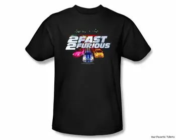 2 Fast 2 Furious Logotipą, Licencijuotos Suaugusiųjų Marškinėliai Vyrams marškinėliai trumpomis Rankovėmis Spausdinti Casua Print T Shirt Vyrams 2020 m.