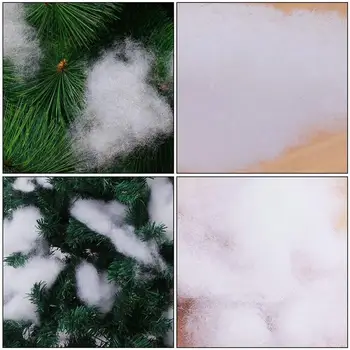 2 Maišeliai Kalėdų Netikras Sniegas Apdaila, Dirbtinis Sniegas, Kalėdų Sniego Papuošalai Modeliavimas Snaigės Medvilnės Scenos Išdėstymas Rekvizitai