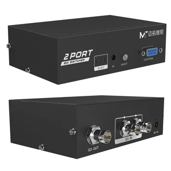 2 Uostą SDI Selektoriaus Jungiklis IR Nuotolinio Contrller SD-SDI HD-SDI 3G-SDI 1080P, Suderinamas Aukštos Rezoliucijos SD201