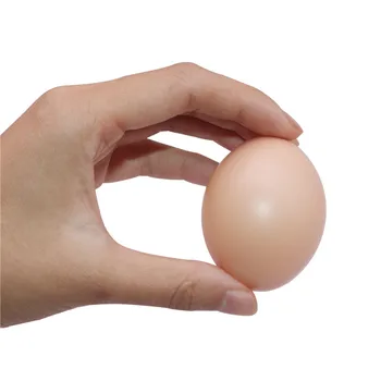 20 vnt. Paukščių Serijos Plastiko Netikrą kiaušinių 55*43mm Vištų liukas lizdą kiaušinių Vaikų žaislai Ūkio Gyvūnų Narvai Priedai 