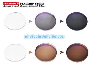 2016 Naujas 1.56 photochromic optinių akinių Lęšių Trumparegystė Presbyopia spalvotų lęšių spalvą photochromic lęšiai lentes opticos