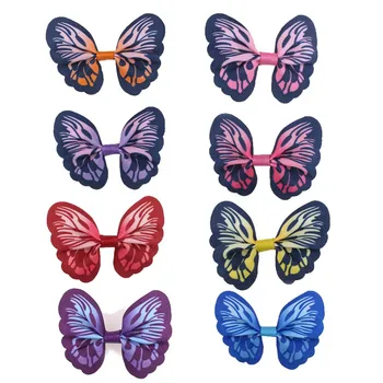 2017 8 spalvos dekoruotas drugelių grosgrain kaspinu už accessaries, 200pcs/daug