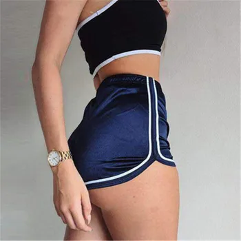 2019 Mados Pantalon Femme Kelnės Šortai Moterims Kietas Didelio Juosmens Pločio Kojos Trumpos Atsitiktinis Sporto Plius Dydis XL Liesas Streetwear