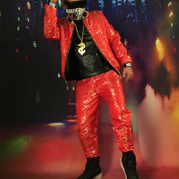 2019 Mados vyras dainininkas DJ Kinų stiliaus, siuvinėtų golden dragon beisbolo kostiumas S-6XL! Didelis dydis klubas suknelė