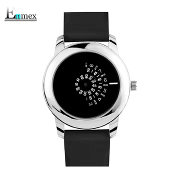 2019 vyrų dovana Enmex kūrybinės pramonės projektavimo Lęšių ir prizmių laikrodis skaitmeninis dizainas šviesos sporto mados kvarciniai laikrodžiai